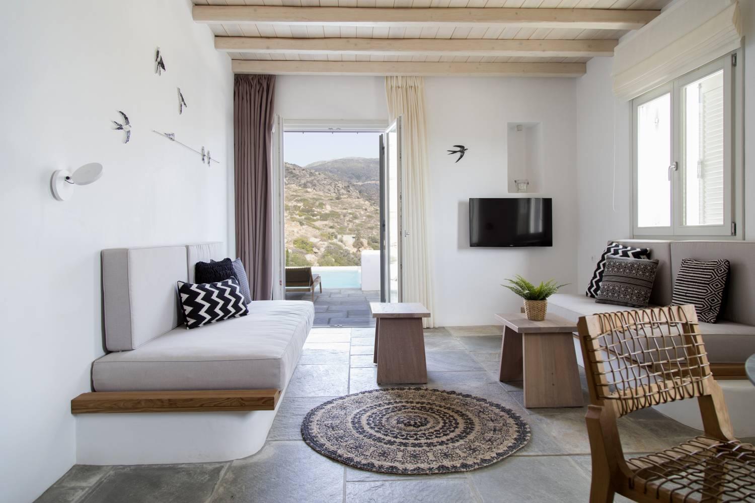 Hide Out Suites Mylopotas Kamer foto